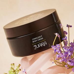 The Candlenut Body Creme, JUARA’s flagship product, is featured in their Valentine’s Day collection.