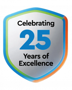 This is a 25th anniversary logo.
