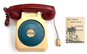 John F. Kennedy White House telephone attributed to August Kettean Thomas, Chief of Police of Palm Springs, California, used during JFK’s 1962 visit to the city. Estimate: $1,500-$2,000