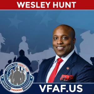 Veterans for America First Endorses Congressman Wesley Hunt for United States Senate
