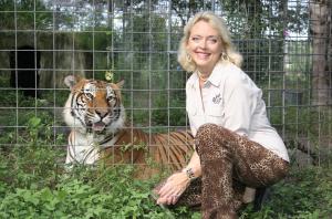 Carole Baskin with Big Cat Rescue