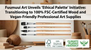 Fuumuui Art Unveils "Ethical Palette" Initiative: Transitioning to 100% FSC-Certified Wood and Vegan-Friendly Professional Art Supplies