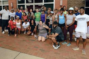 Hyattsville runners, joggers and walkers gather at Haraka Run and Walk for the Wednesday Weekly Walk
