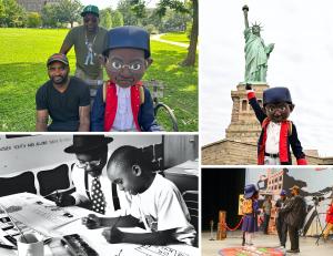 Father - Son Filmmaking Journey Collage Featuring Joe and Kyle Young and Kemet.
