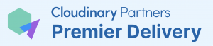 Cloudinary Premier Delivery badge