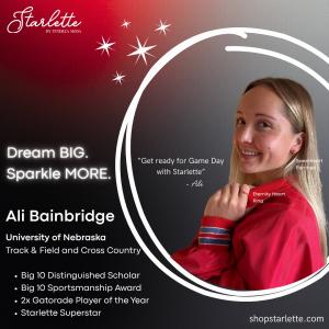 Starlette by Tendeza Moda and BrandedCo partnership - NCAA Track Athlete Ali Bainbridge