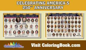 Shop the 250th Collection! Bold Presidential Posters, Trendy Notebooks & Creative Coloring Books Celebrate America!