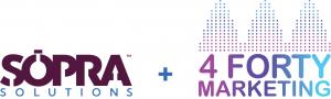 Sopra Solutions and 4Forty Marketing logos