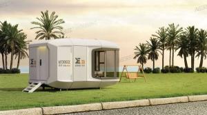 Modular housing from Homes 4 the Homeless of Fulton, California