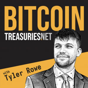 The BitcoinTreasuries.net podcast is launching soon.