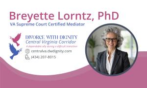 Divorce With Dignity - Central Virginia Corridor Contact Card