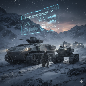 Rubber Track for Defense and Security Industry