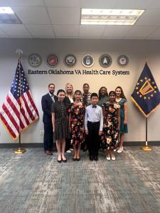 EAMA students performed at Jack C. Montgomery VA Medical Center - Muskogee, OK on  August 25, 2025 as part of the "From Our Hands to Your Heart" Initiative