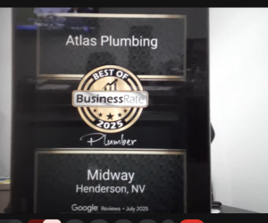 Atlas Plumbing Business Rate Award