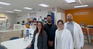 Stanton Optical Royal Palm Beach Staff Celebrating Grand Opening Ceremony