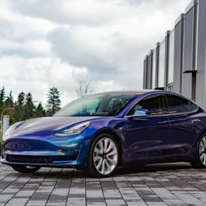 Tesla custom color wrap in Denver - model 3