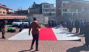 Everest Fire and Rescue EV Fire Blanket training in Nepal