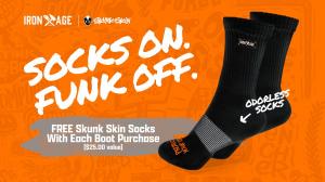 Skunk Skin Sock