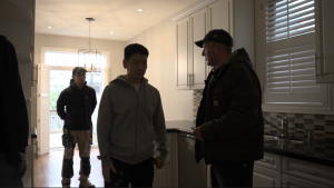 A clutter-free room after professional junk removal services by RJR.