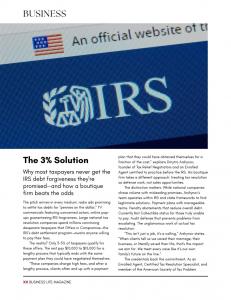 Featured in Business life Magazine page 1