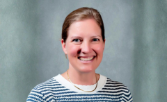 Janina Gricius, M.A., LMFT, ATR‑BC, smiling in a professional headshot. She serves as Director of Student Services at Switzer Learning Center.