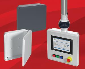 ROLEC's new profiCASE HMI/IPC enclosures for touchscreen system from 7" to 10"