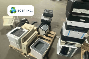 Palletized electronic waste for recycling
