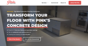 Pinks Concrete Design Connecticut Concrete Flooring Website