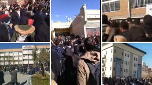 IranProtests - 12 Janury 2020 - Tehran, Karaj, Arak and Damghan scenes of protests