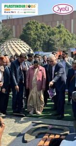 Visit by Hon’ble Chief Minister of Delhi at Sustainable Products Displayed at Open Air Museum, Plast India 2026