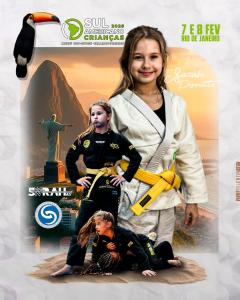 Sarah in a poster advertisement of Rio Open event