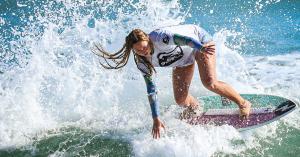 Nicole Phillips Skimboarding at Sebastian Inlet, FL