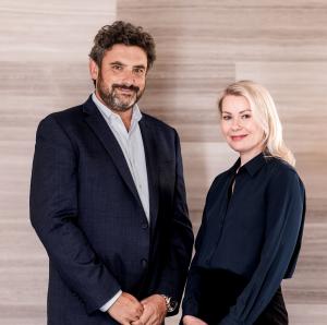 Pictured are the Home Equity Partners CEO, Shael Weinreb and Alicia Pedicelli, Chief Revenue Officer