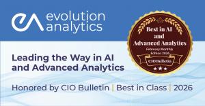 Evolution Analytics Named Best in AI and Advanced Analytics