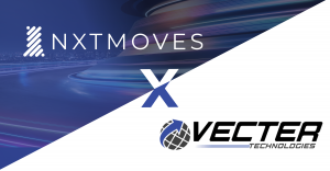 NXTMOVES and Vecter Technology logos are displayed together signifying their strong strategic partnership.