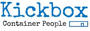 Logo for Kickbox Leasing Reads Kickbox Container People