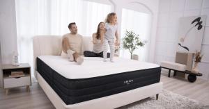 Origin Upholstered Bed and Mattress