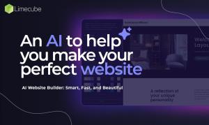 Limecube AI website builder banner