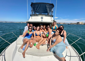 San Diego bachelorette -boat