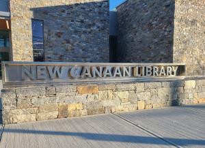 New Canaan Library Designed with Natural Stone Veneer
