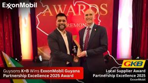 Guysons K+B Industries Wins ExxonMobil Guyana Partnership Excellence 2025 Award
