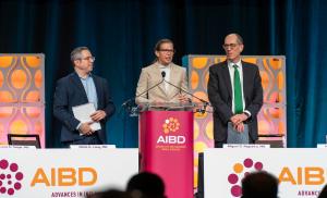 AIBD Co-Chairs Corey Siegel, Millie Long and Miguel Regueiro