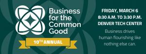 Business for the Common Good 2026 Banner