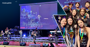 students at FOBISIA event