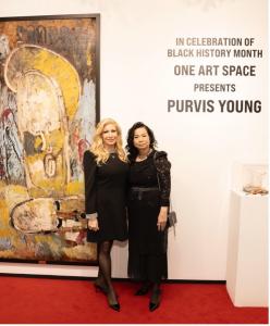 One Art Space’s MaryAnn Giella McCulloh and Mei Fung (Photo Credit: PMC / Michael Ostuni)