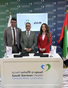 Leadership of SGH & CXM during the signing ceremony
