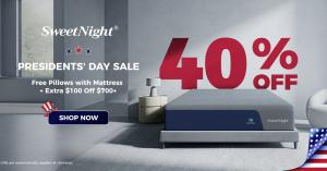 SweetNight Presidents Day Sale