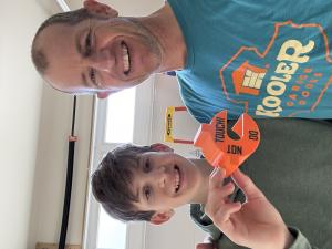 The Kooler Gaurd - installed and with Matt and Taj, inventors