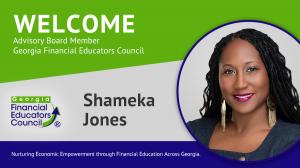 Dr. Shameka Jones Financial Educators Georgia Advisory Board Member