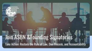 Founding Signatories of the ASBN joint statement GIF